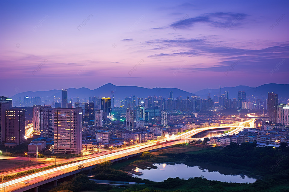 pngtree-view-of-gwangju-city-seoul-at-dusk-image_13095000